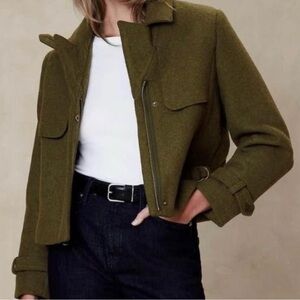 NWT Banana Republic wool blend jacket